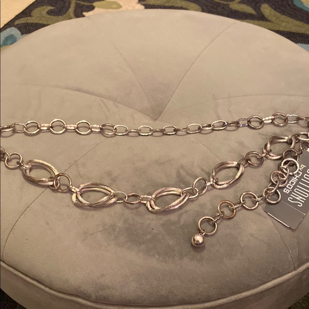 Soma Silver Belt with Decorative Links